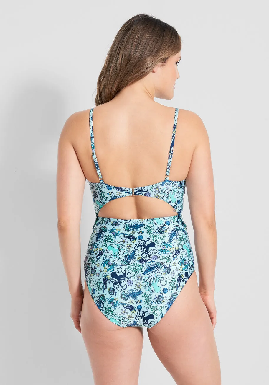 The Siena One-Piece Swimsuit sold by Modcloth product image thumbnail 2