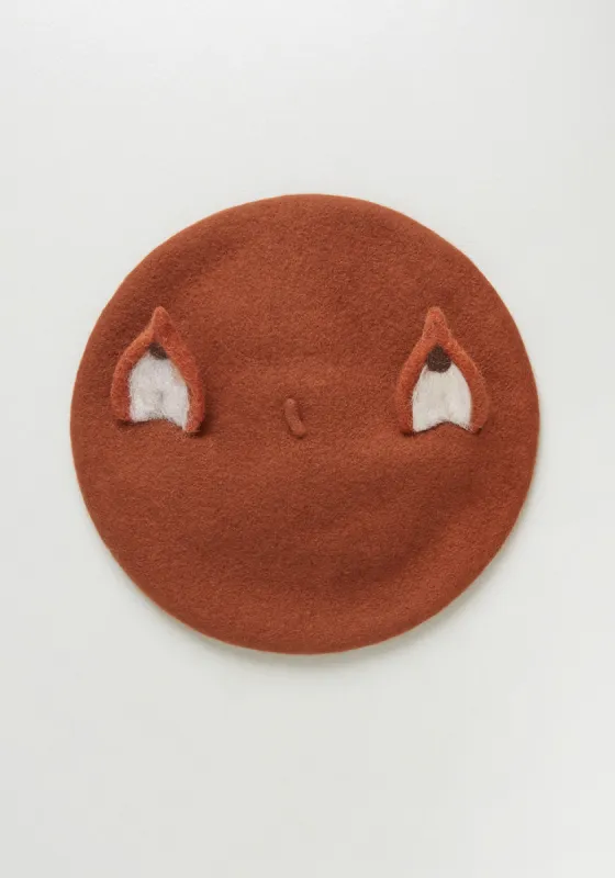 Incredibly In-fox-icated Beret sold by Modcloth