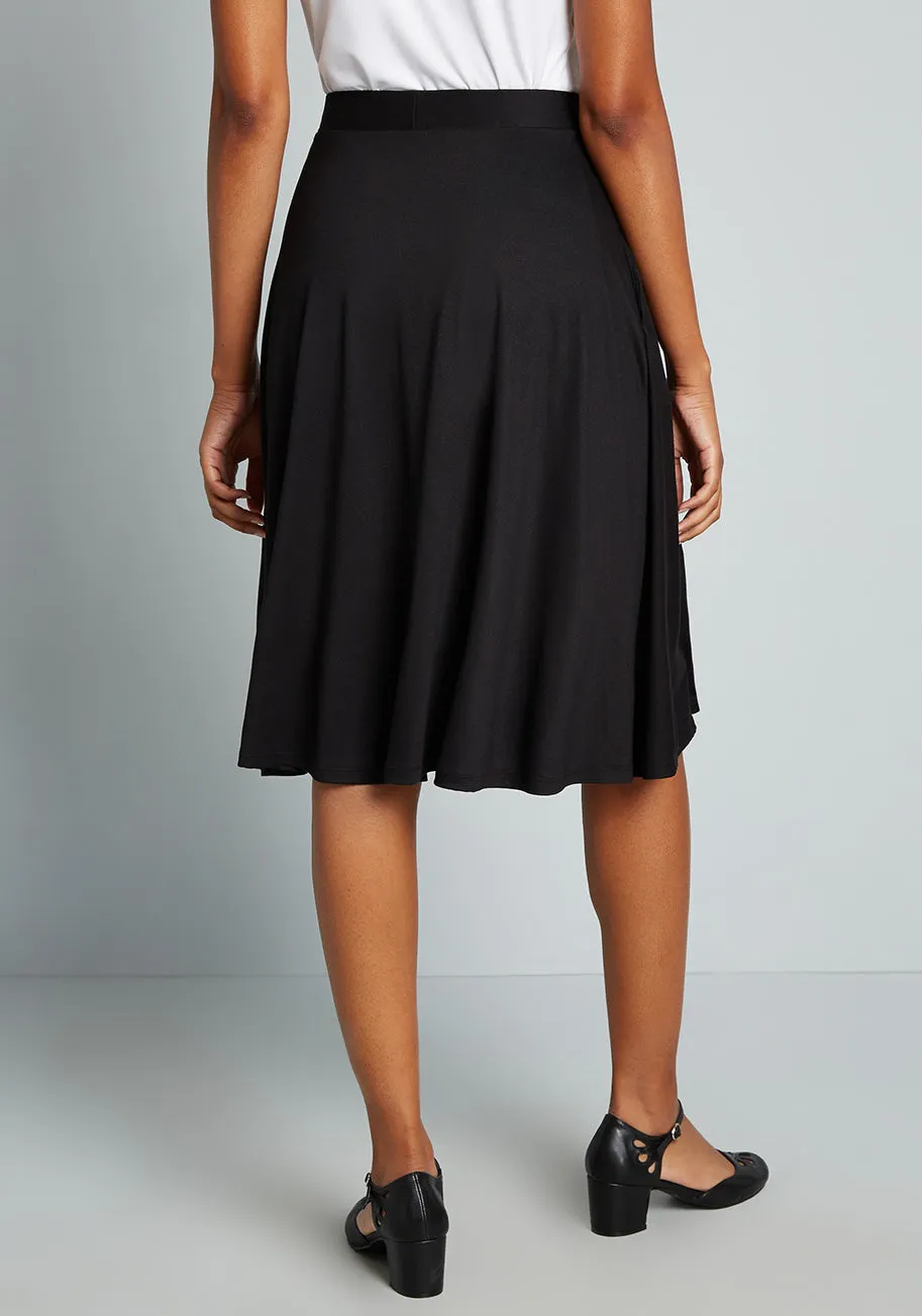 Excellence Attained Knit A-Line Skirt sold by Modcloth product image thumbnail 2