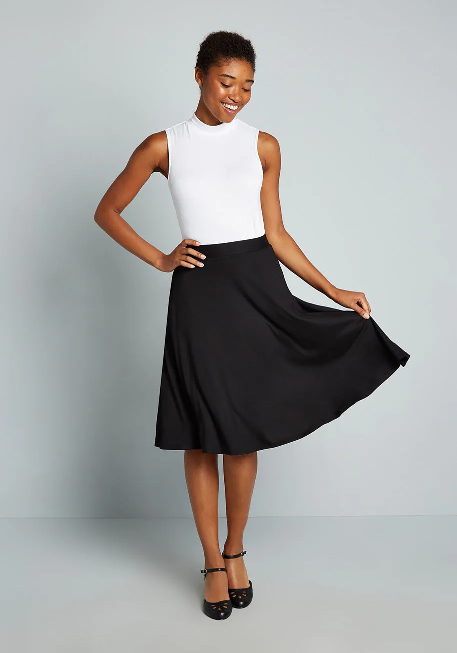 Excellence Attained Knit A-Line Skirt sold by Modcloth product image thumbnail 3