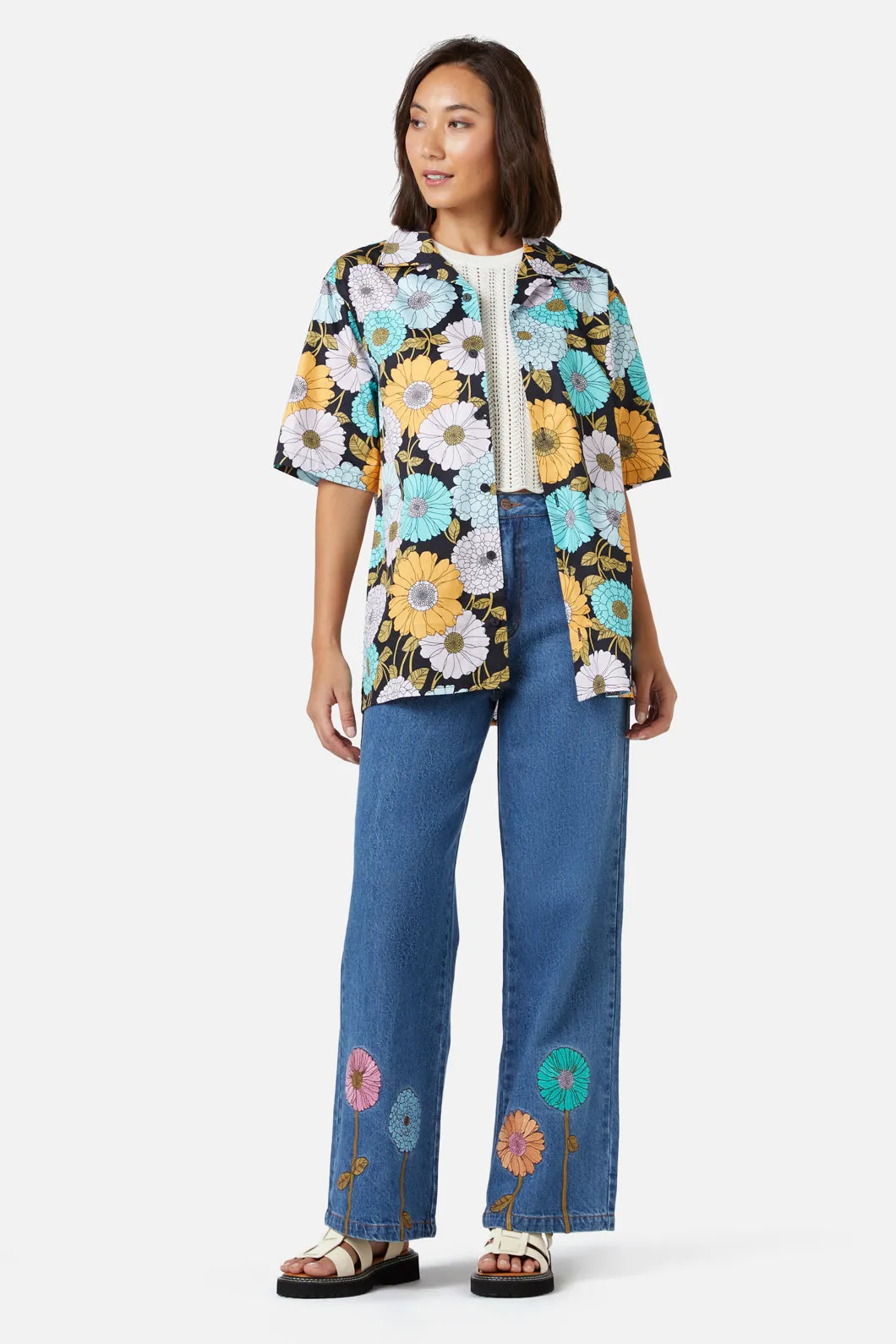 Lottie Retro Floral Shirt sold by Modcloth product image thumbnail 2