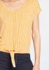 Timely Arrival Tie Waist Top sold by Modcloth