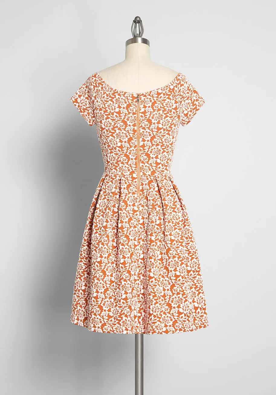 Eyes From Across the Room Fit and Flare Dress sold by Modcloth product image thumbnail 2