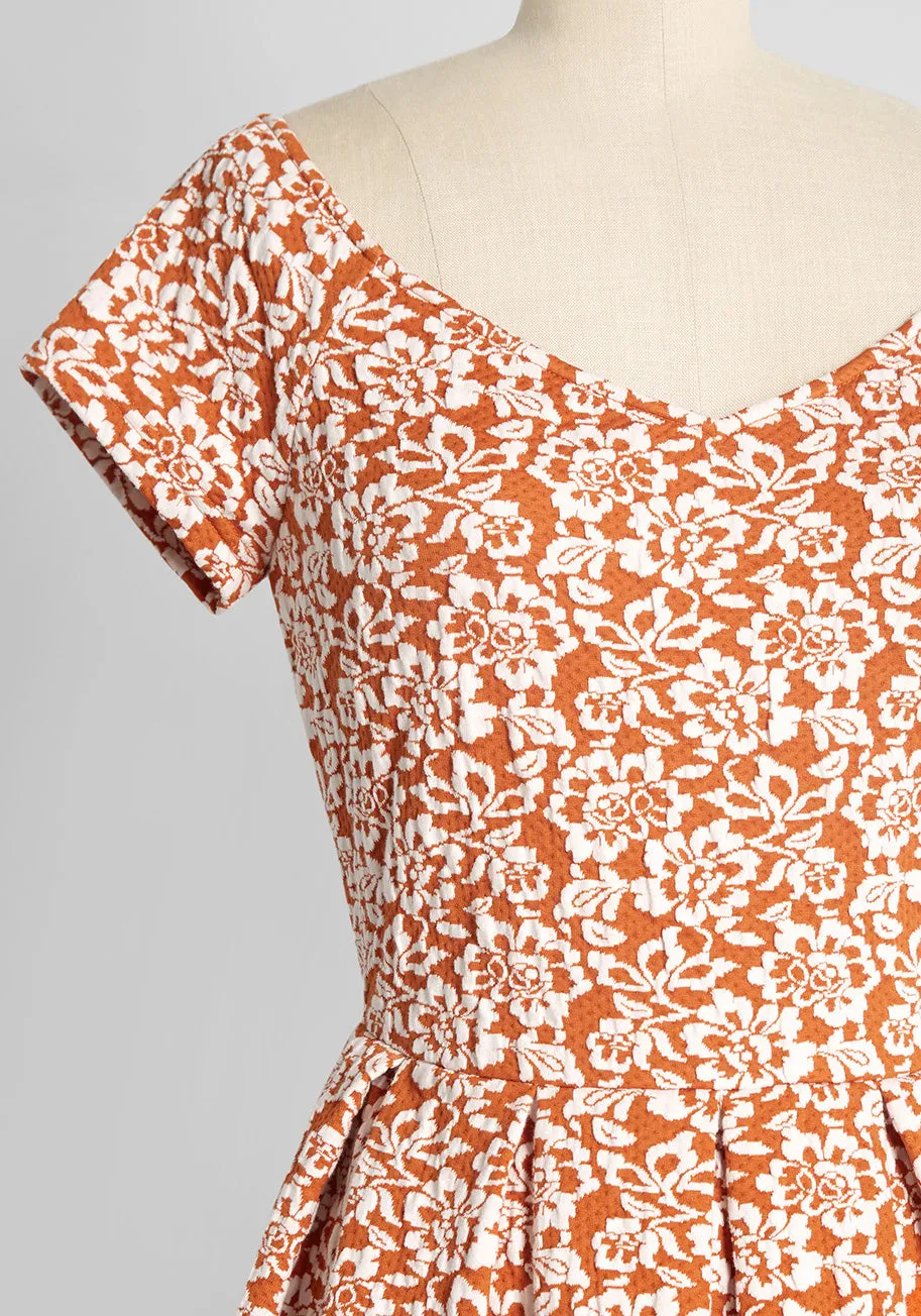 Eyes From Across the Room Fit and Flare Dress sold by Modcloth product image thumbnail 3