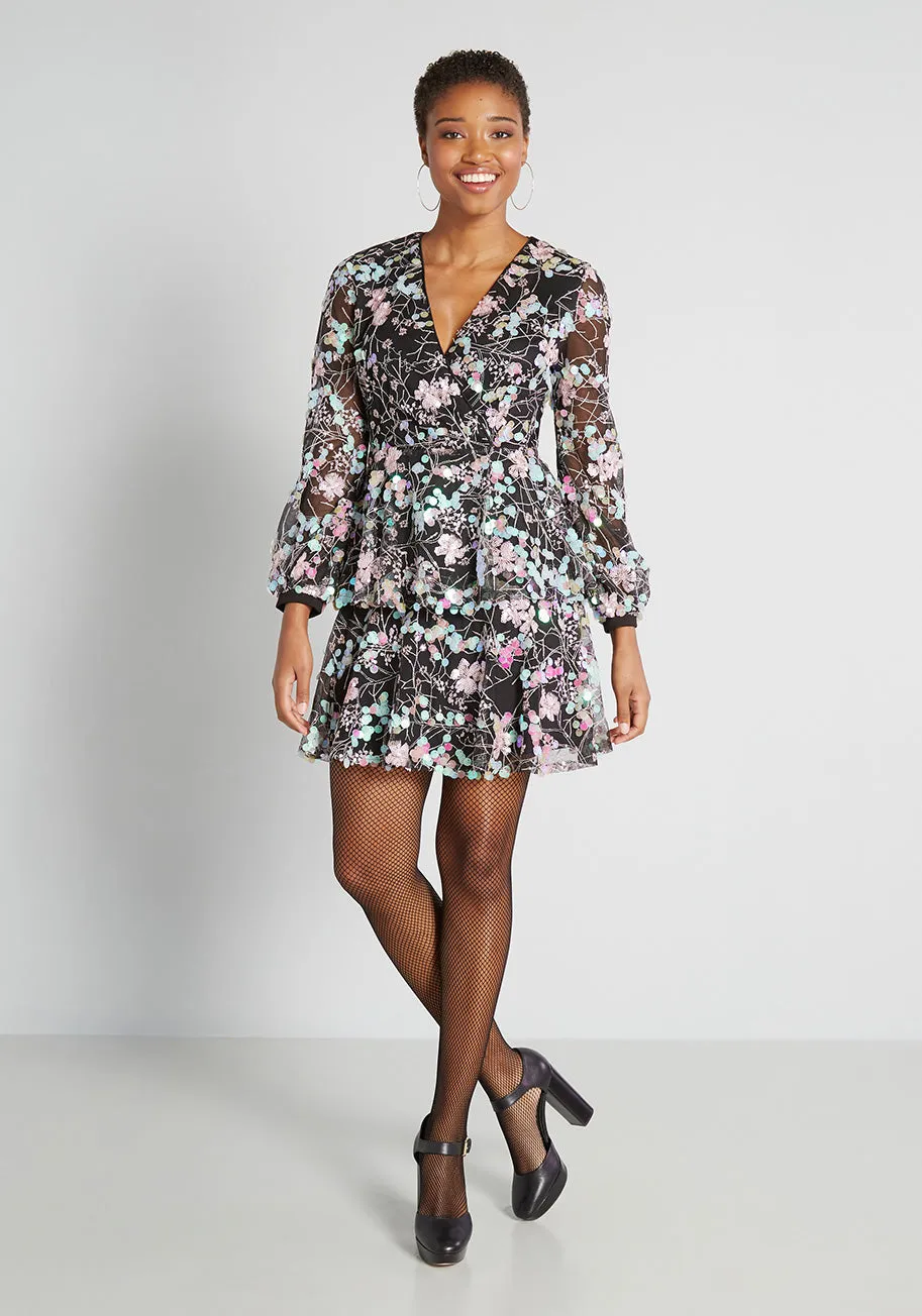 A Mermaid's Garden Mini Dress sold by Modcloth product image thumbnail 3