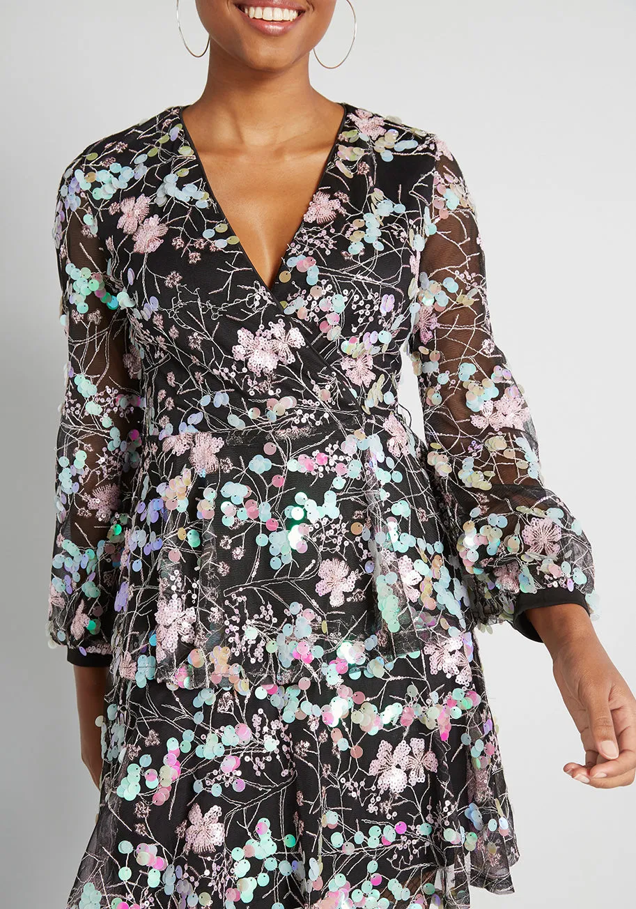 A Mermaid's Garden Mini Dress sold by Modcloth product image thumbnail 4