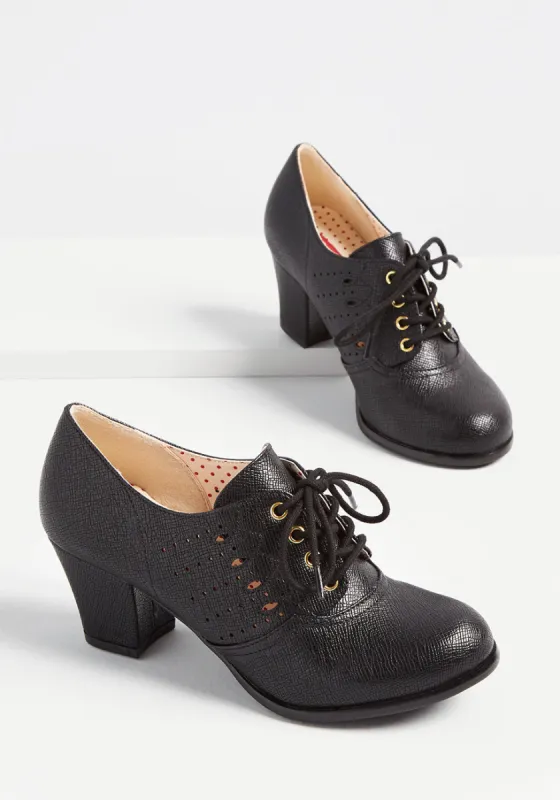 Dashing Around Oxford Heel sold by Modcloth