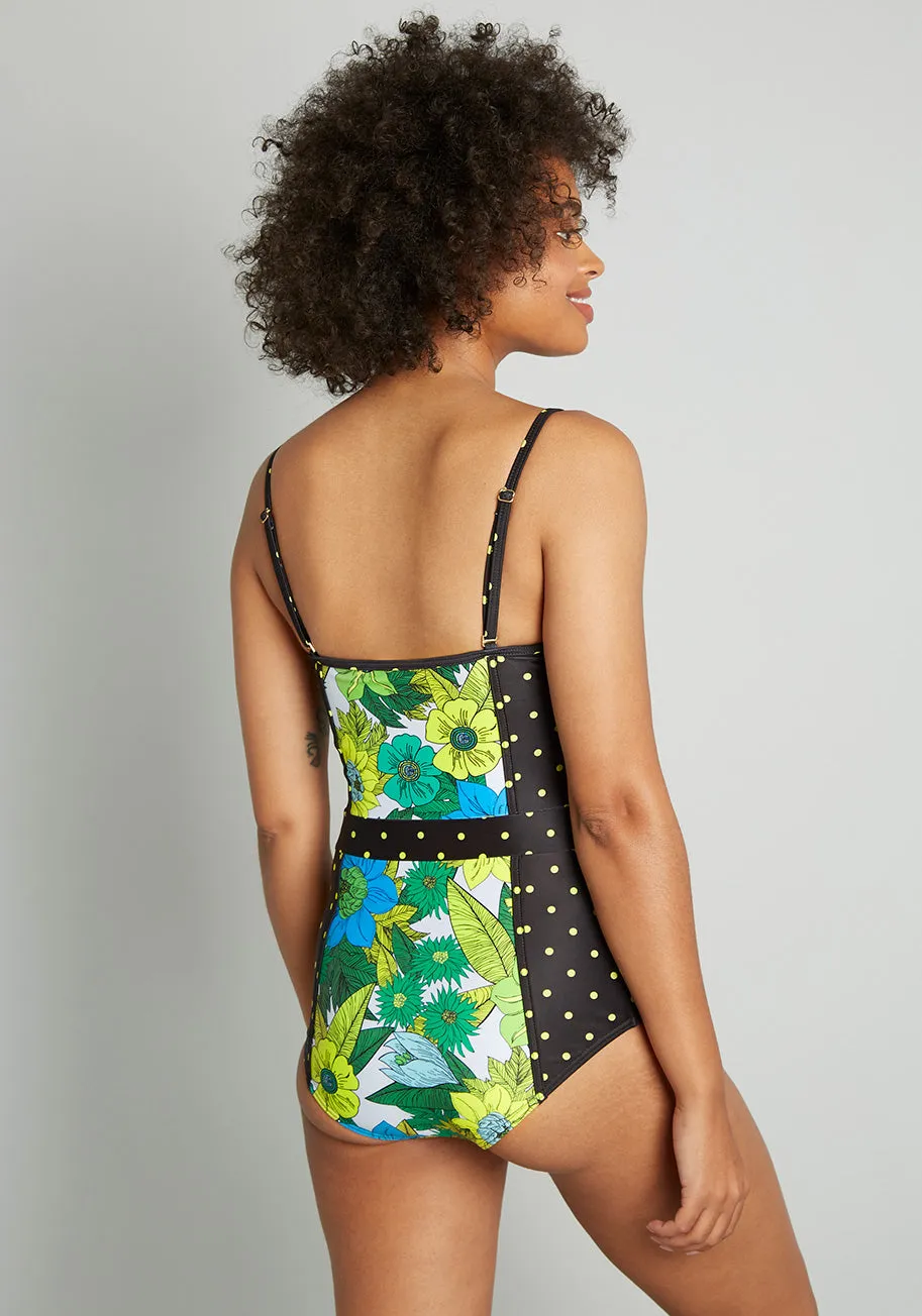 The Pippa One-Piece Swimsuit sold by Modcloth product image thumbnail 2