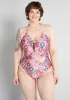 ModCloth x Princess Highway Tie-Front One-Piece Swimsuit sold by Modcloth