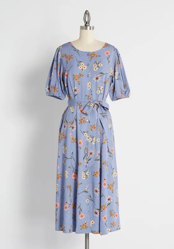 Bohemian Rhapso-Bee Midi Dress sold by Modcloth
