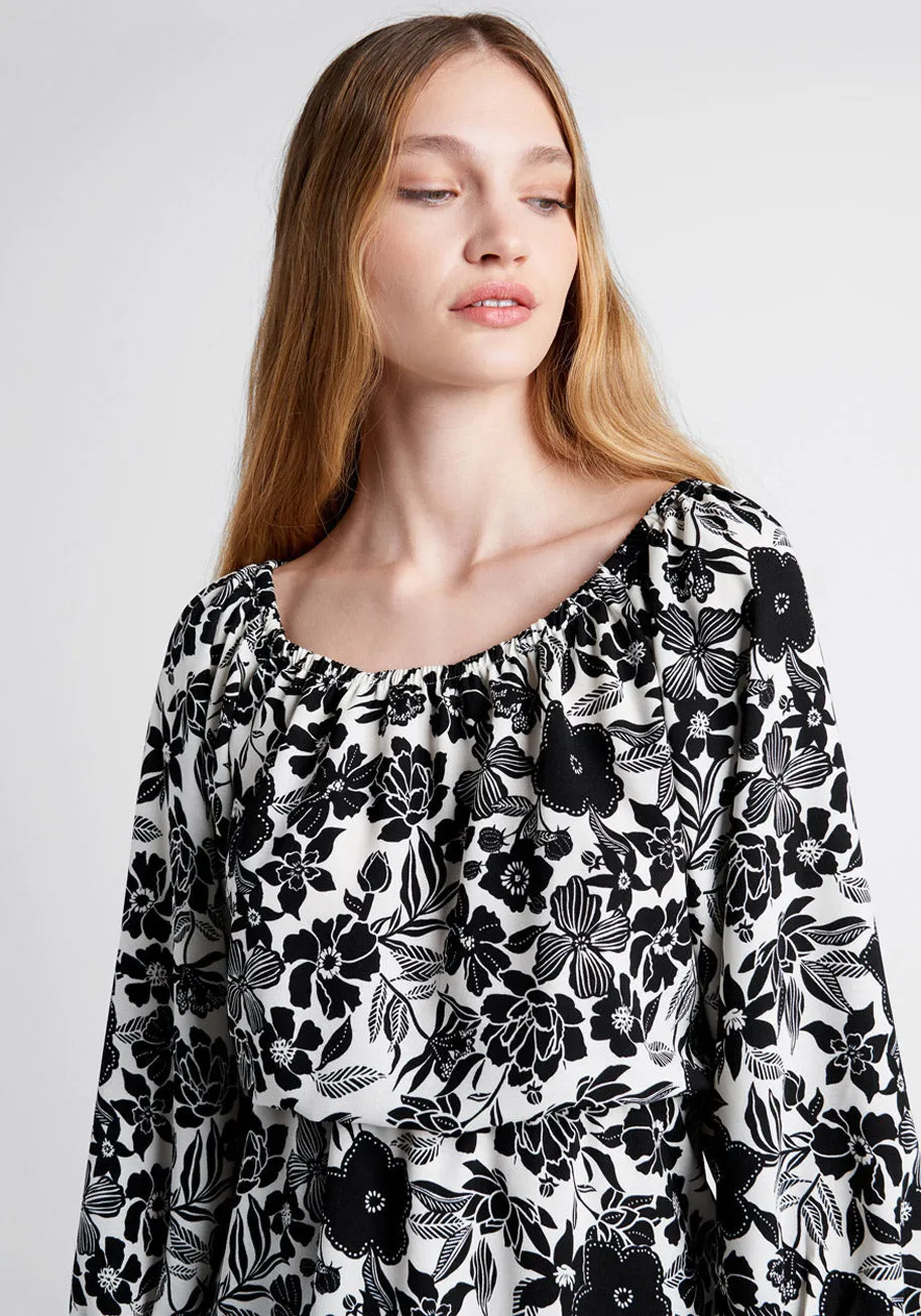 With A Light Heart Peplum Top sold by Modcloth product image thumbnail 4