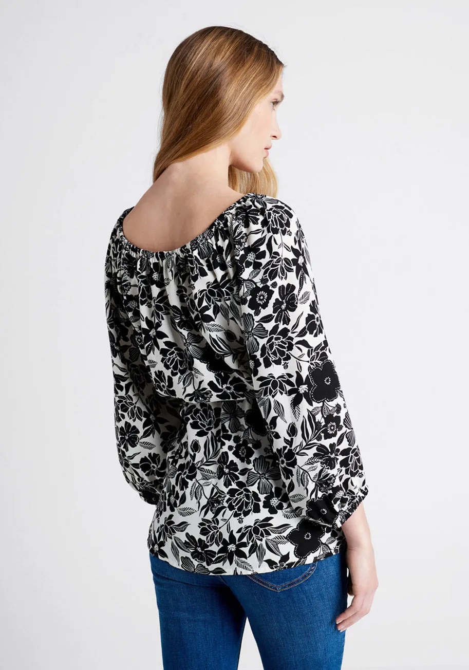 With A Light Heart Peplum Top sold by Modcloth product image thumbnail 2
