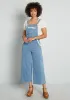 My Daisy Days Embroidered Denim Overalls sold by Modcloth