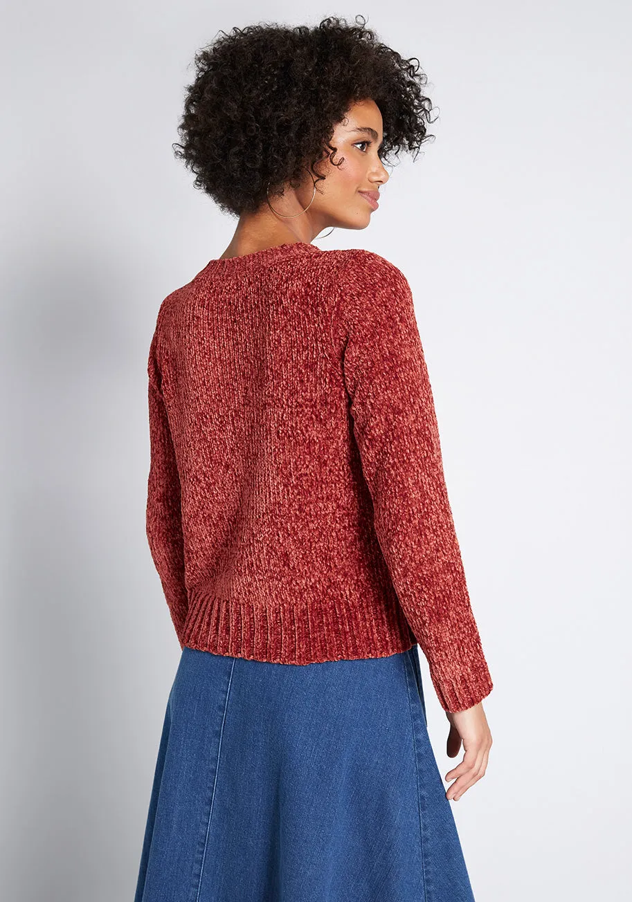 On and Soft Again Chenille Sweater sold by Modcloth product image thumbnail 2