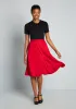Excellence Attained Knit A-Line Skirt sold by Modcloth