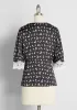Perfectly Unpredictable Top sold by Modcloth