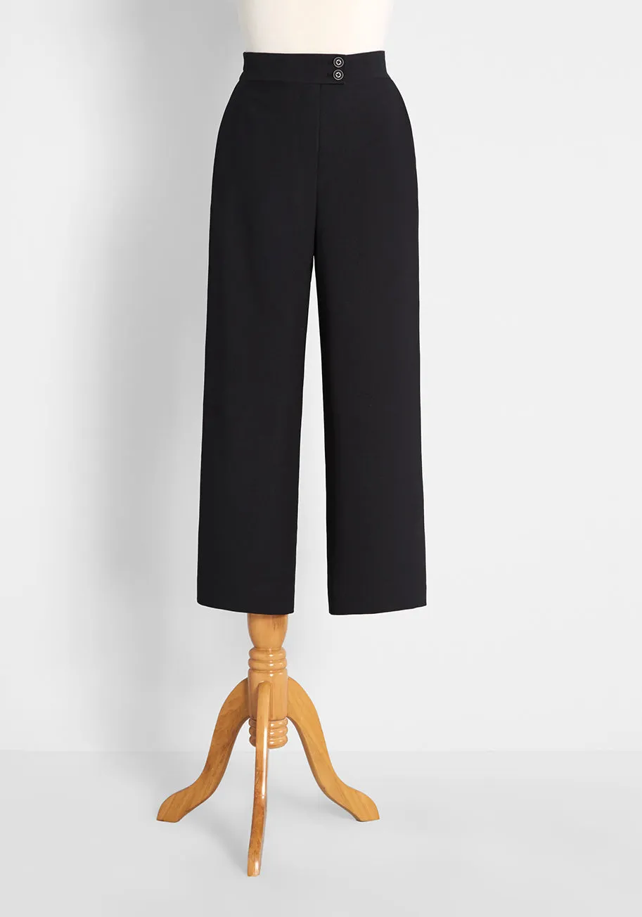 Calmness and Couture Cropped Pants sold by Modcloth