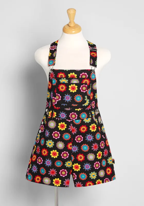 Daisy, My Darling Shortalls sold by Modcloth