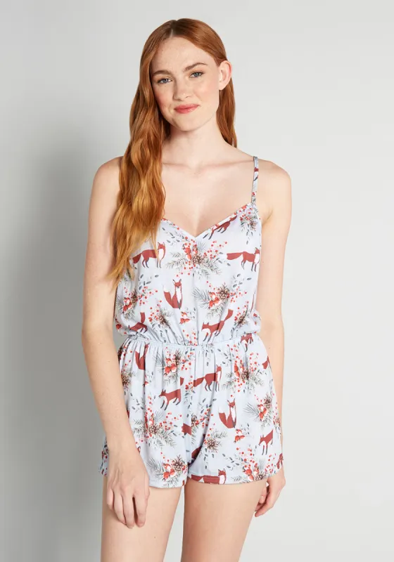 A Slumber Full of Wonder Sleep Romper sold by Modcloth