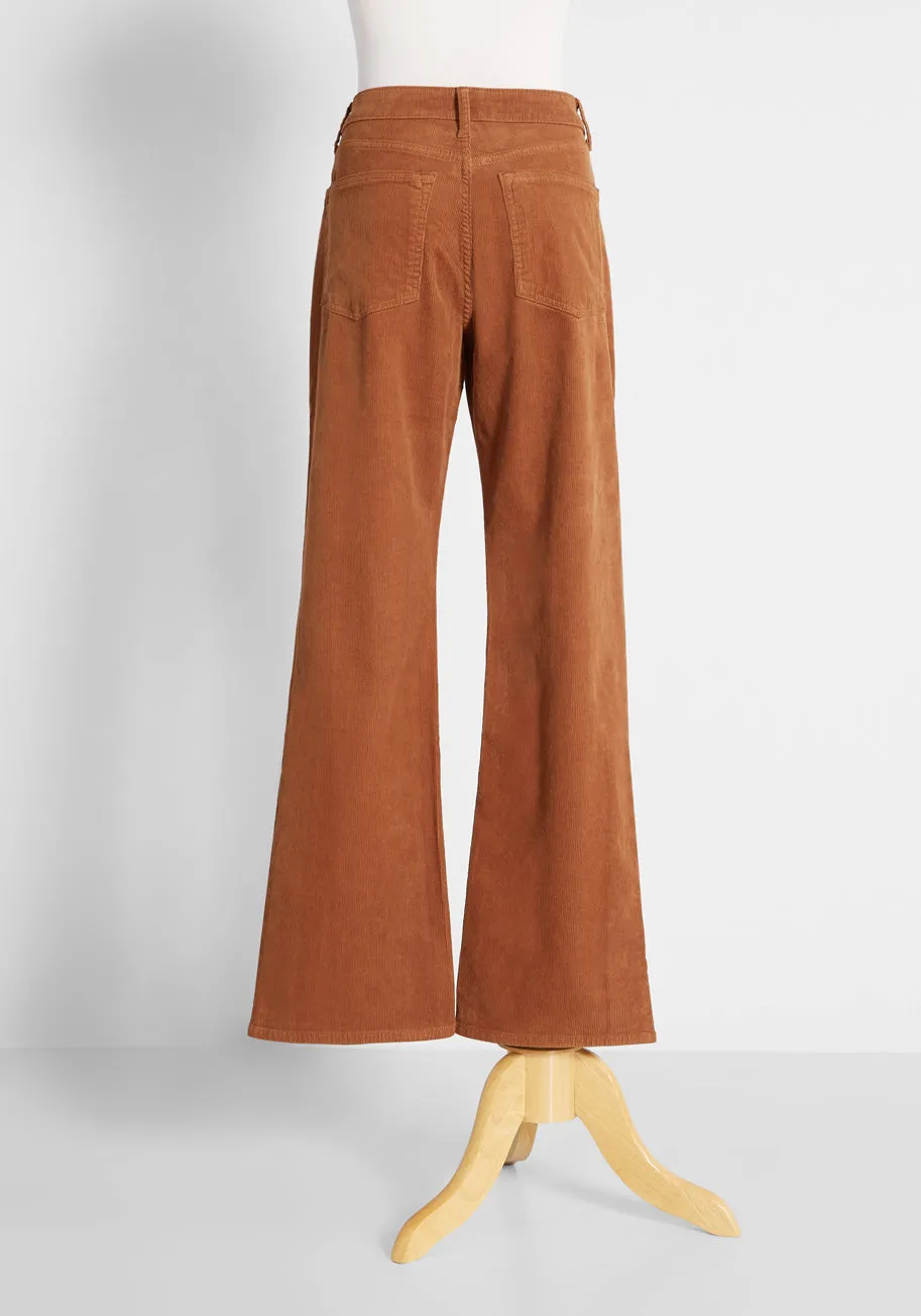 Can You Dig It Corduroy Flare Pants sold by Modcloth product image thumbnail 2