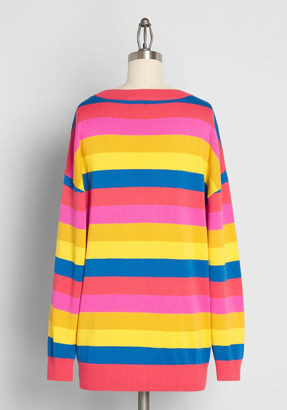 ModCloth x Hello Kitty Sweet Like Candy Oversized Cardigan sold by Modcloth product image thumbnail 3