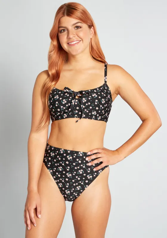 The Franky High-Waisted Bikini Bottom sold by Modcloth
