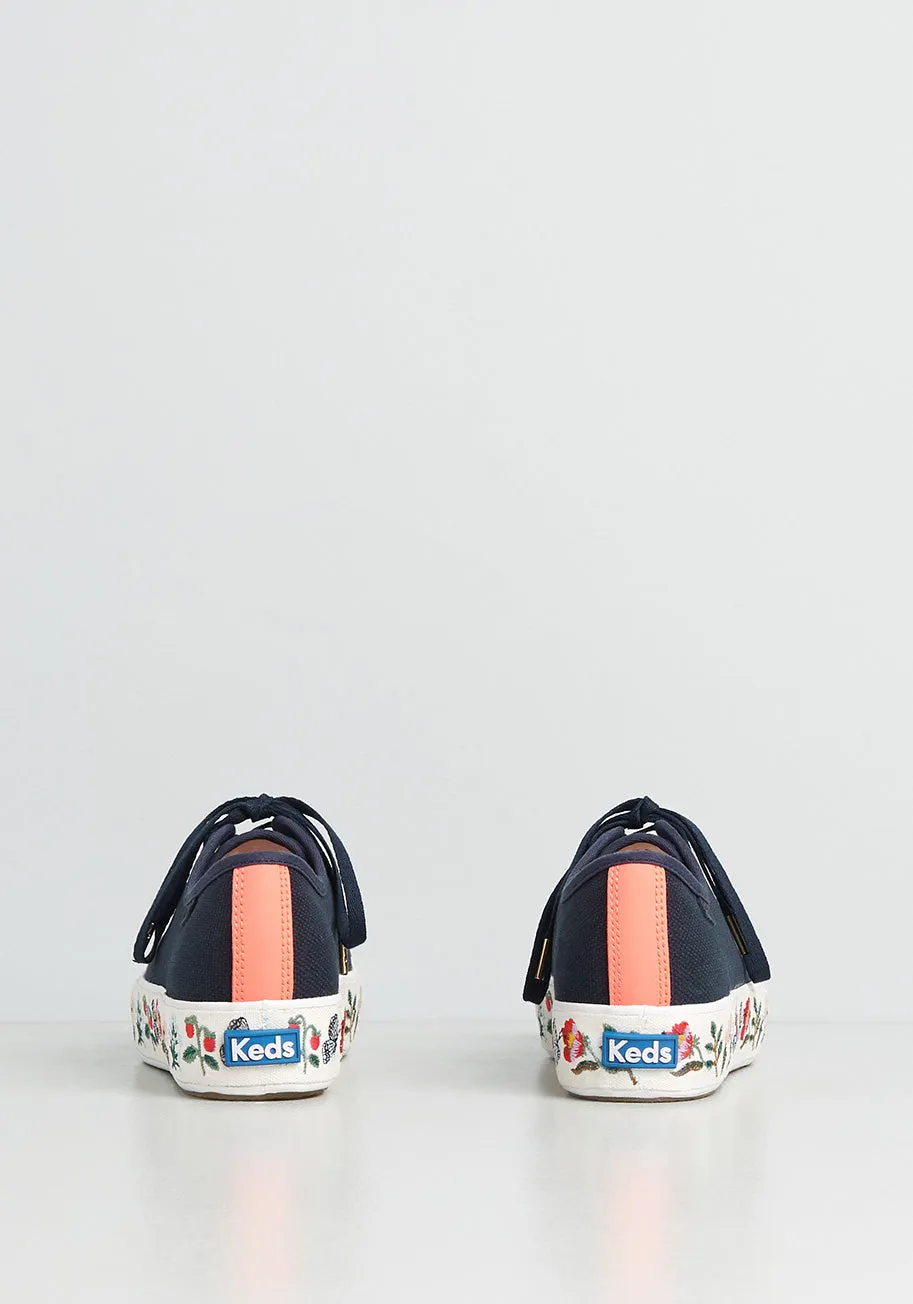 Keds x Rifle Paper Co. Forevermore Foliage Platform Sneaker sold by Modcloth product image thumbnail 4