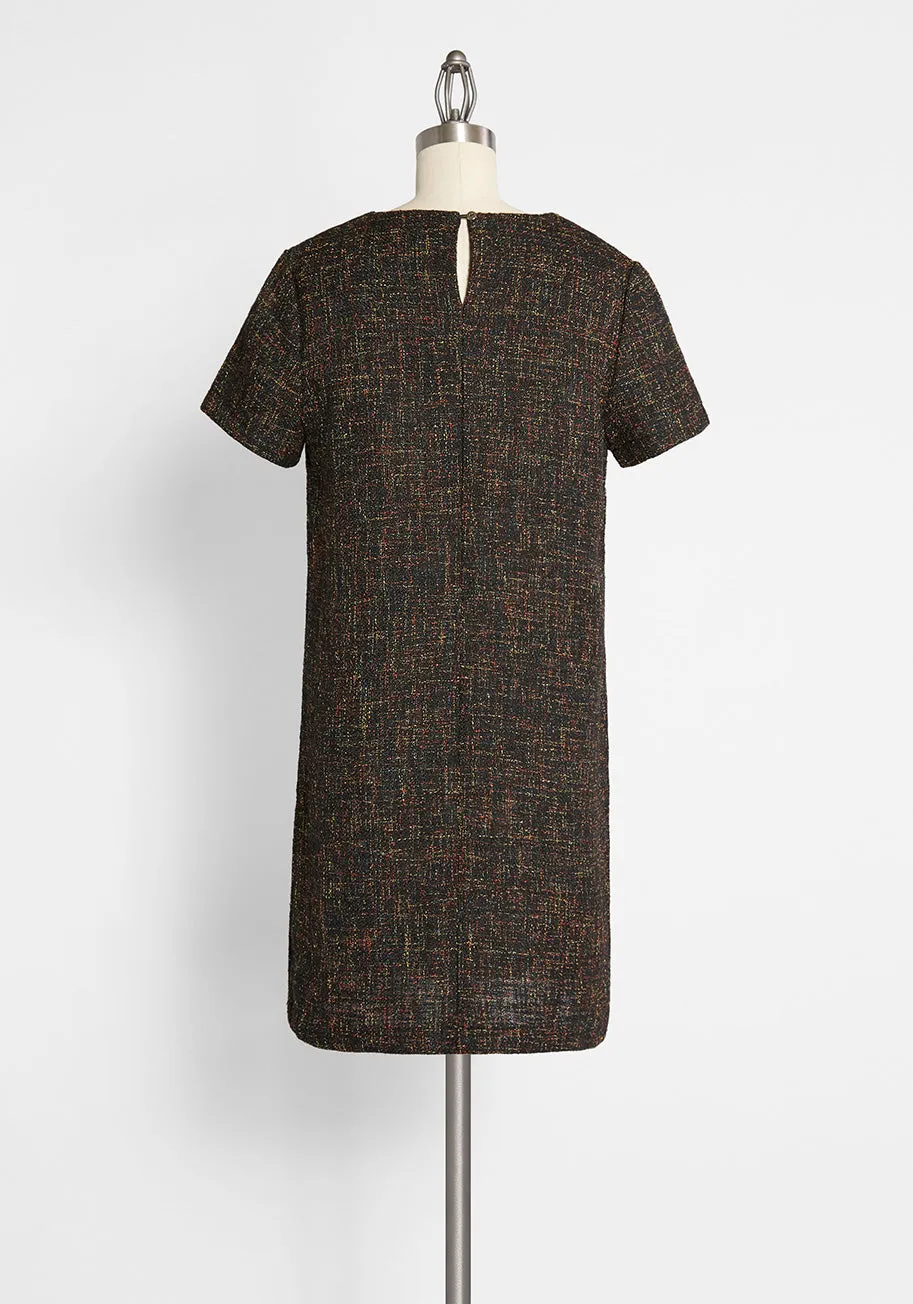 Tweed You Now Shift Dress sold by Modcloth product image thumbnail 2