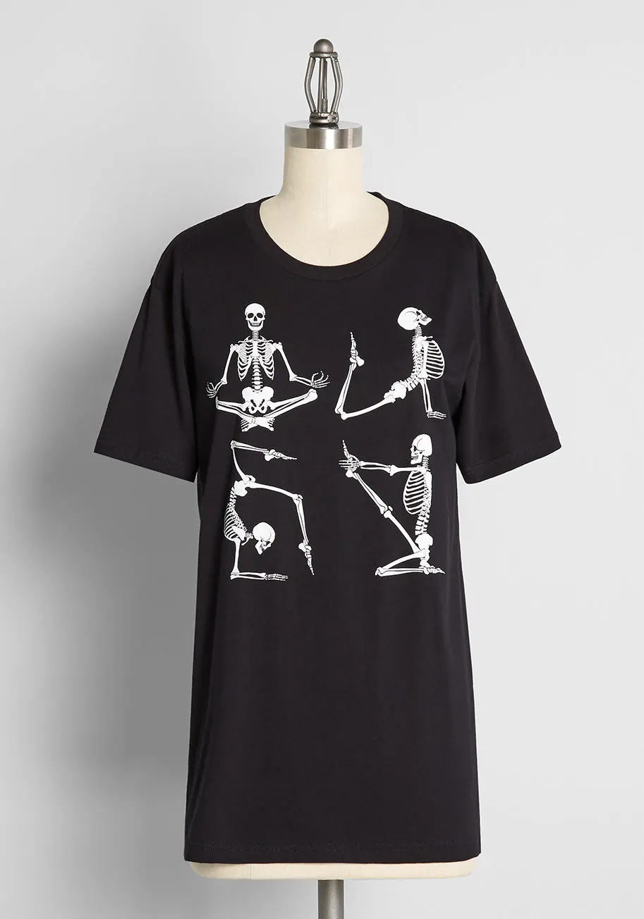 Zen To The Bone Graphic Tee sold by Modcloth