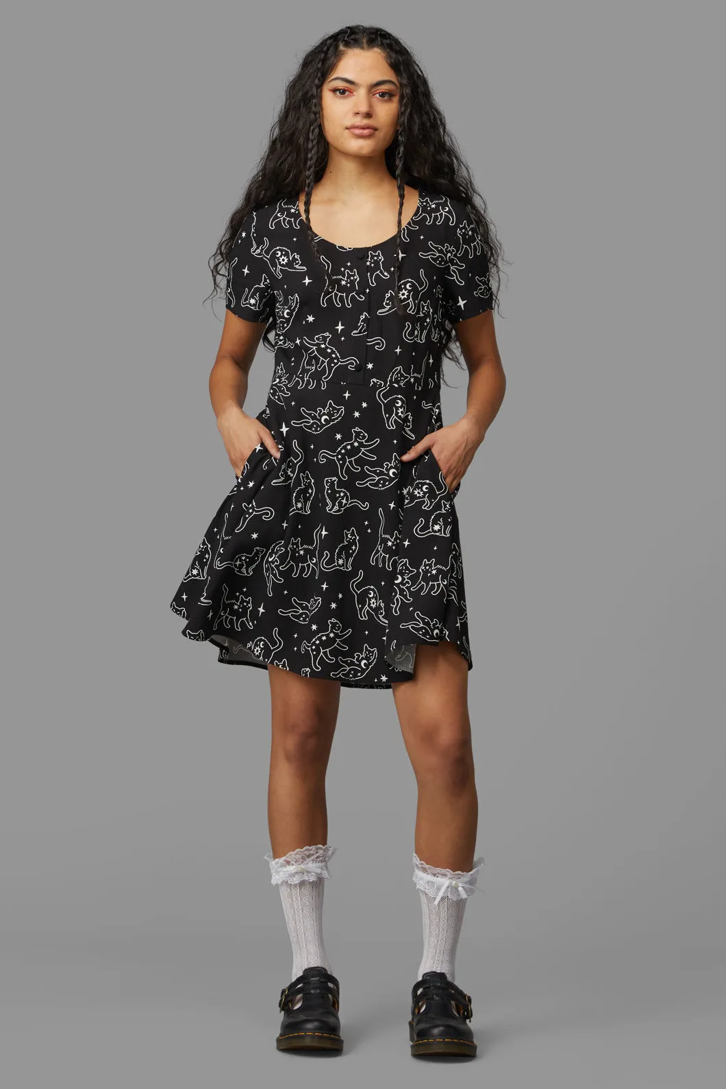 Celestial Cat Dress sold by Modcloth product image thumbnail 2