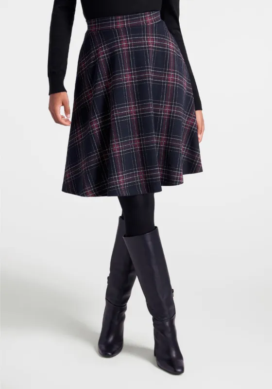 Turning The Page Flare Skirt sold by Modcloth