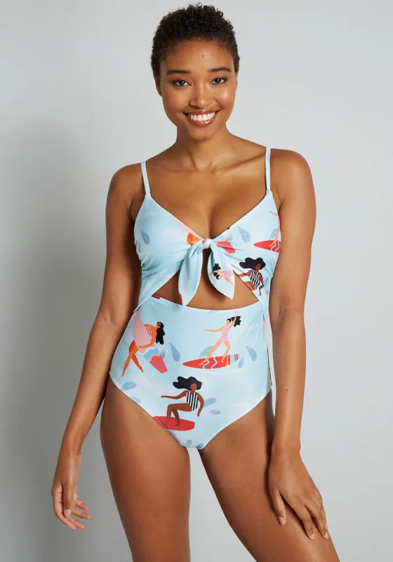 The Siena One-Piece Swimsuit sold by Modcloth