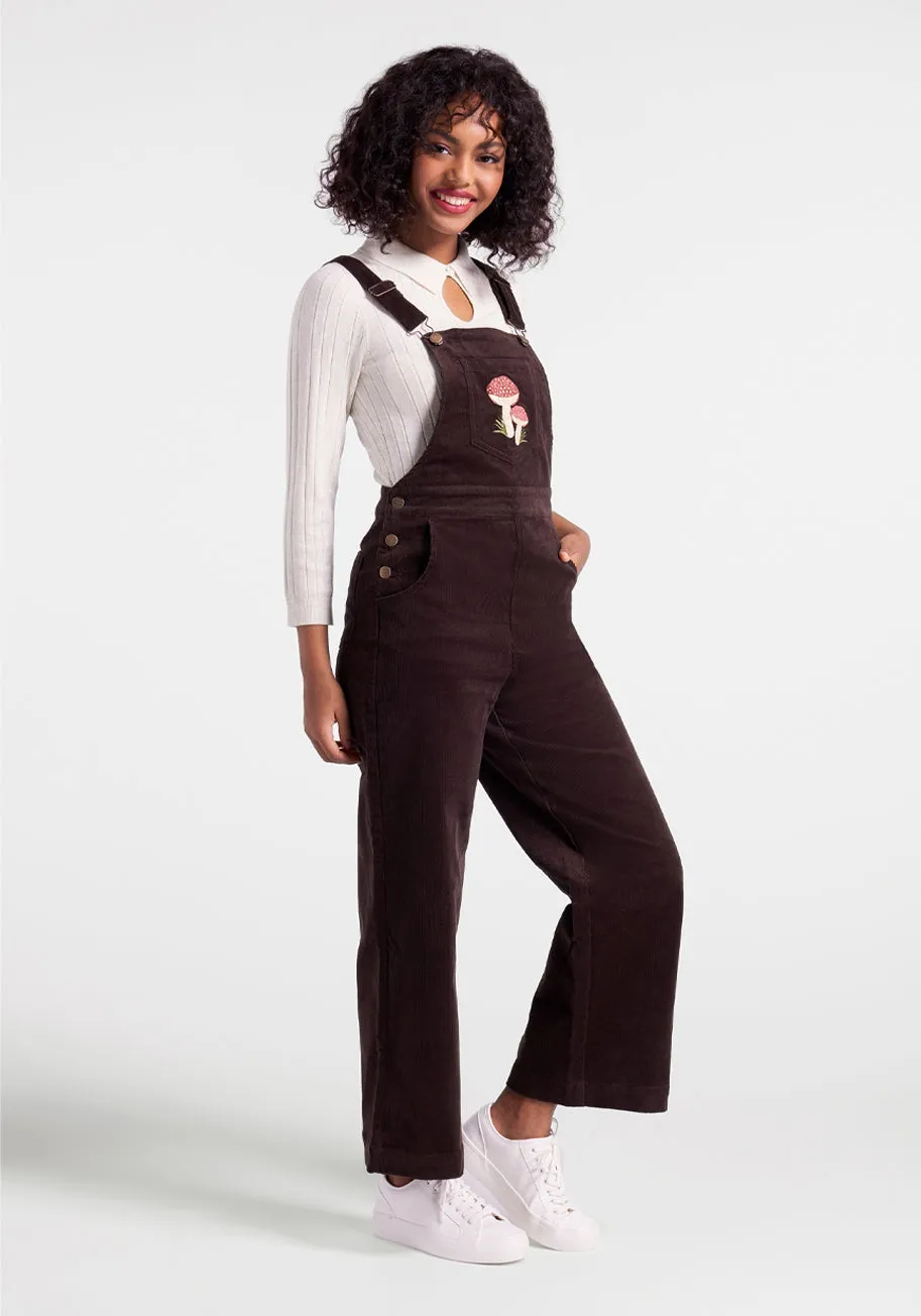 Mushroom Alley Corduroy Overalls sold by Modcloth product image thumbnail 3