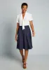 Excellence Attained Knit A-Line Skirt sold by Modcloth