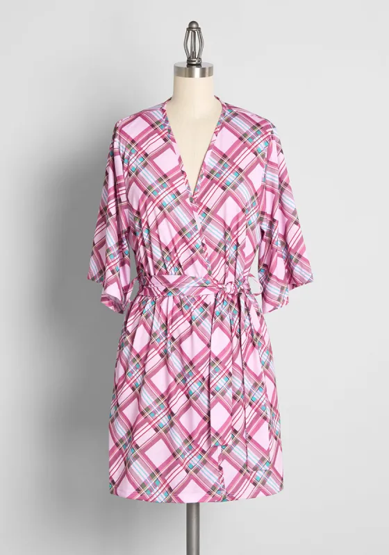 Lively Lounging Robe made by Modcloth