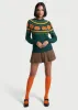 Give 'Em Pumpkin To Talk About Fair Isle Sweater sold by Modcloth