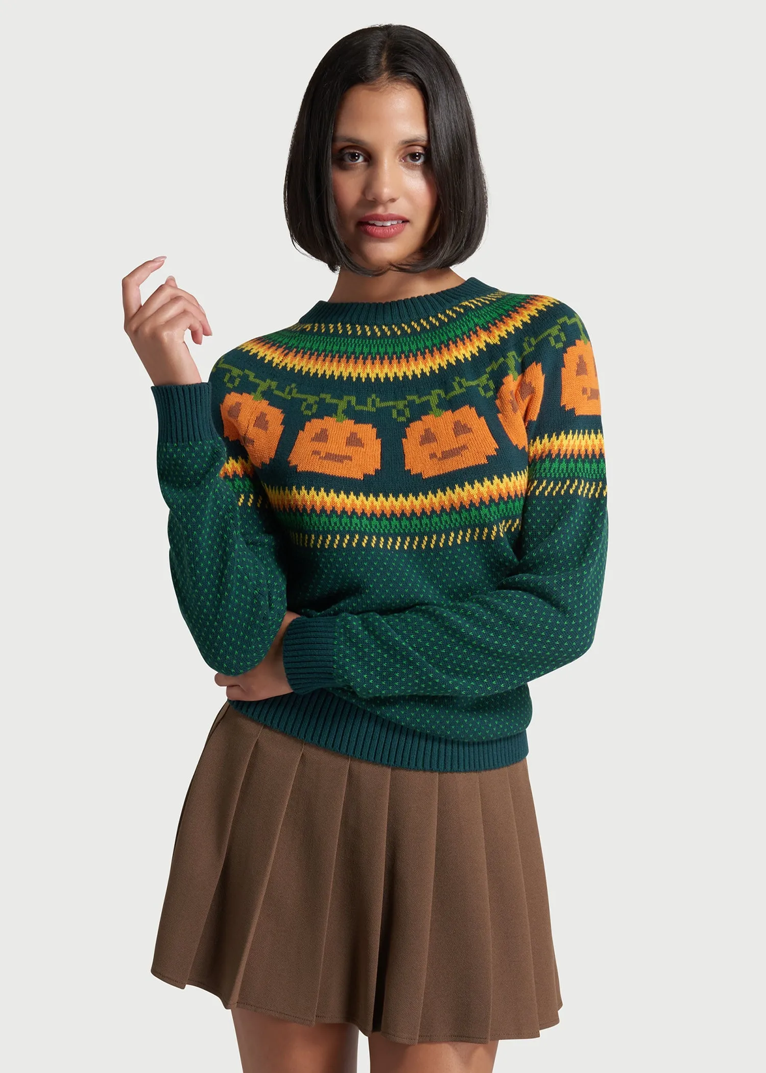 Give 'Em Pumpkin To Talk About Fair Isle Sweater sold by Modcloth product image thumbnail 5