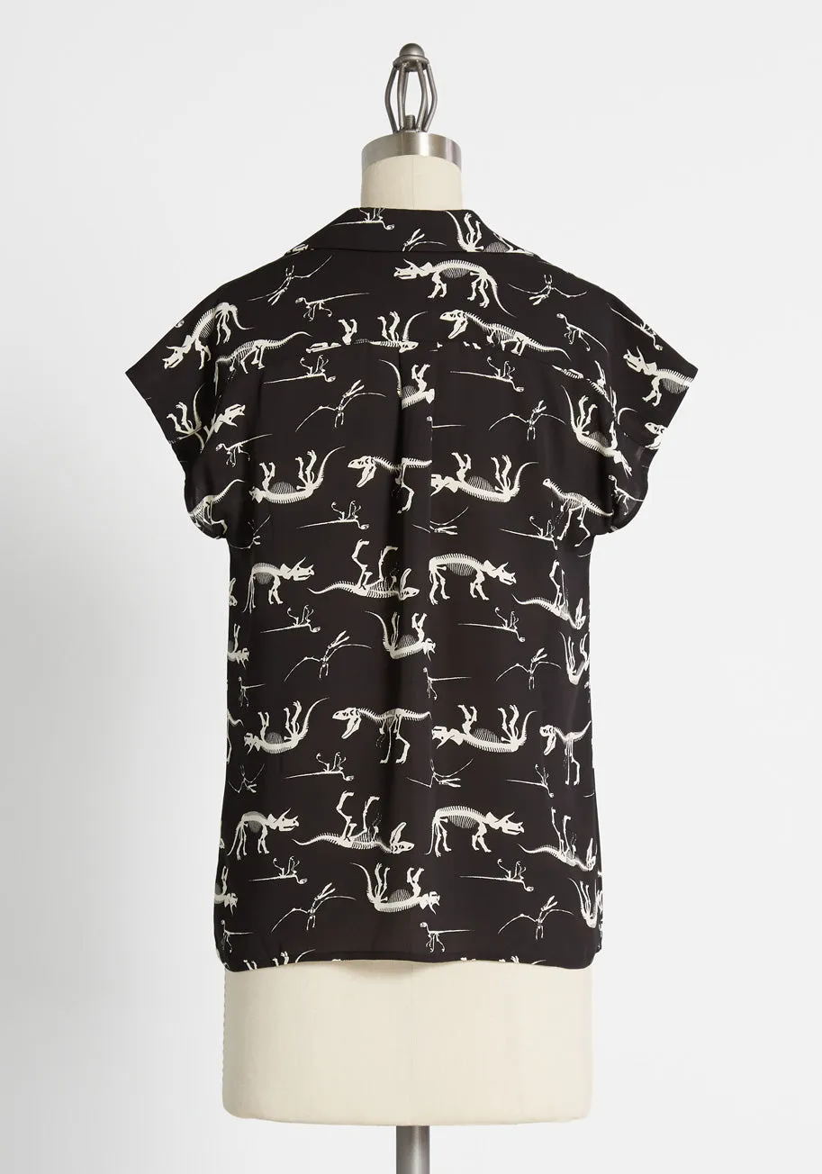 Prehistoric Premonition Top sold by Modcloth product image thumbnail 2