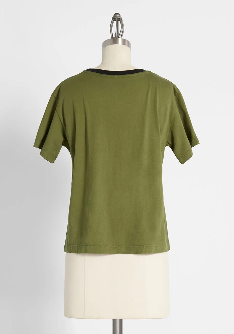 Take It Easy Crewneck T-Shirt sold by Modcloth product image thumbnail 2