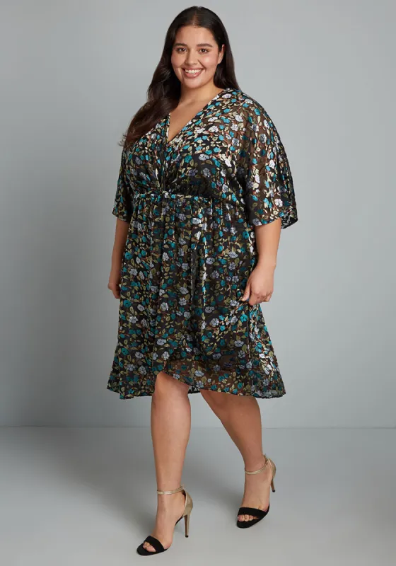 Dramatic Depths Velvet Dress made by Modcloth
