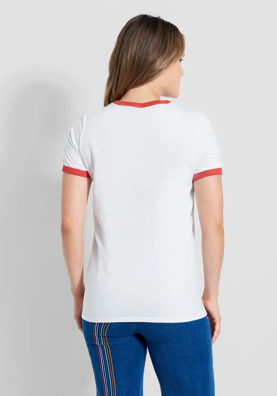 Hold Your Horses Graphic Ringer Tee sold by Modcloth product image thumbnail 2