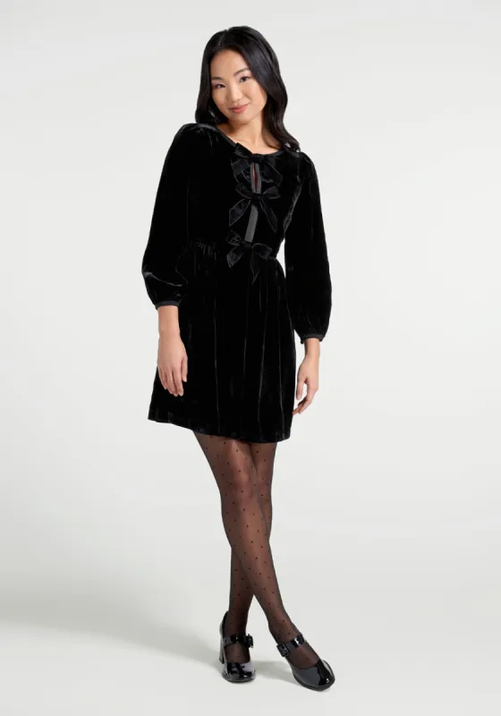 Black Bow Event Mini Dress sold by Modcloth