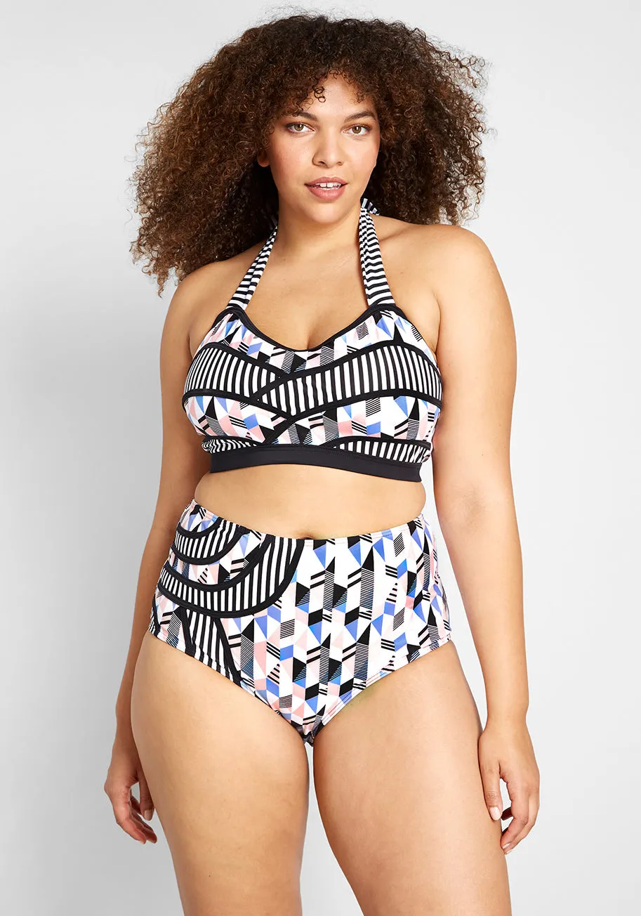 The Geena High-Waisted Bikini Bottom sold by Modcloth product image thumbnail 4