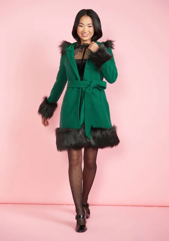 Woolen Wonderland Hooded Coat sold by Modcloth