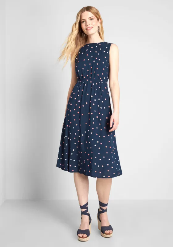 No Dot About It Midi Dress made by Modcloth