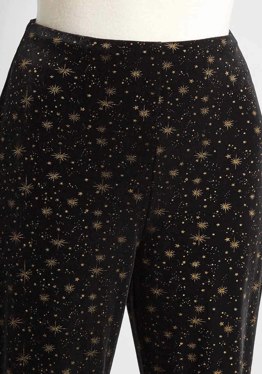 Golden Constellations Flare Pants sold by Modcloth product image thumbnail 3
