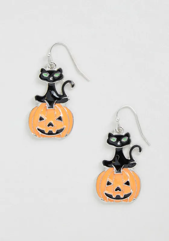 Jack And The Cat Dangle Earrings sold by Modcloth