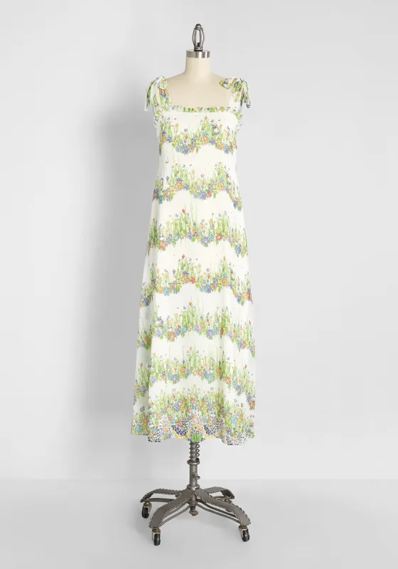 Summer Love At Last Midi Dress sold by Modcloth