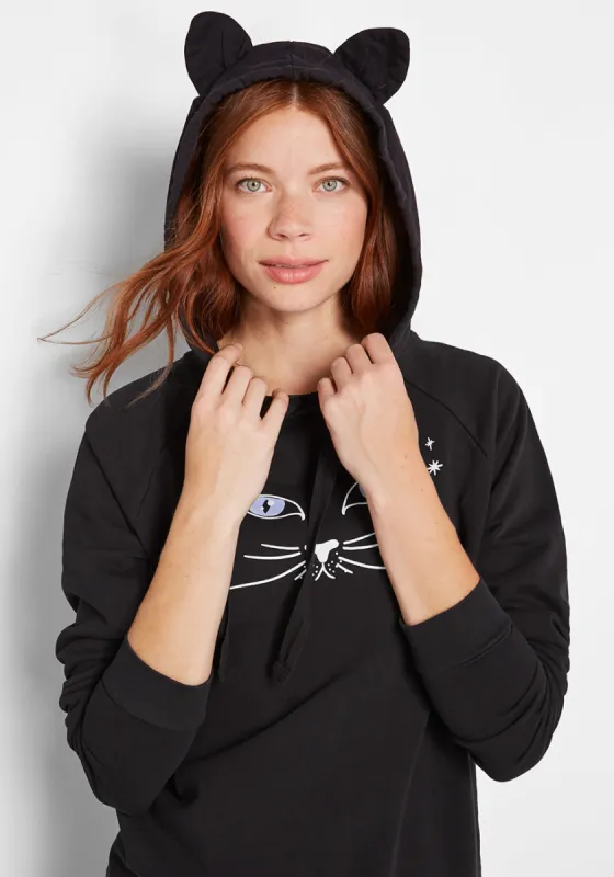 Practical Magic Cat Ears Hoodie sold by Modcloth