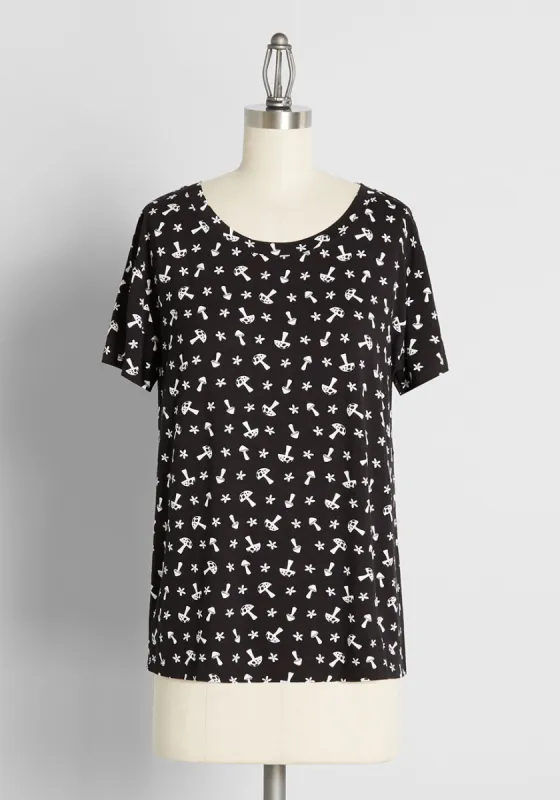 Instant Hit Relaxed Fit Tee sold by Modcloth